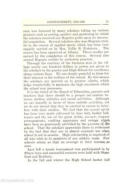 SKCS Yearbook 192414 South Kortright Central School Almedian