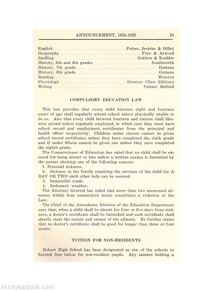 SKCS Yearbook 192426 South Kortright Central School Almedian