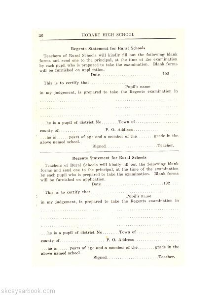 SKCS Yearbook 192430 South Kortright Central School Almedian