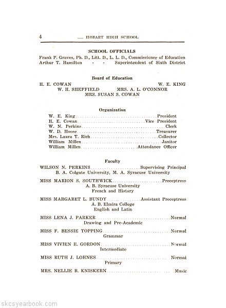 SKCS Yearbook 19254 South Kortright Central School Almedian