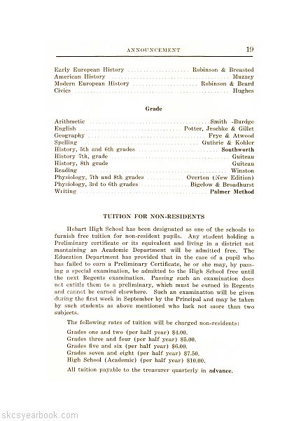 SKCS Yearbook 192522 South Kortright Central School Almedian
