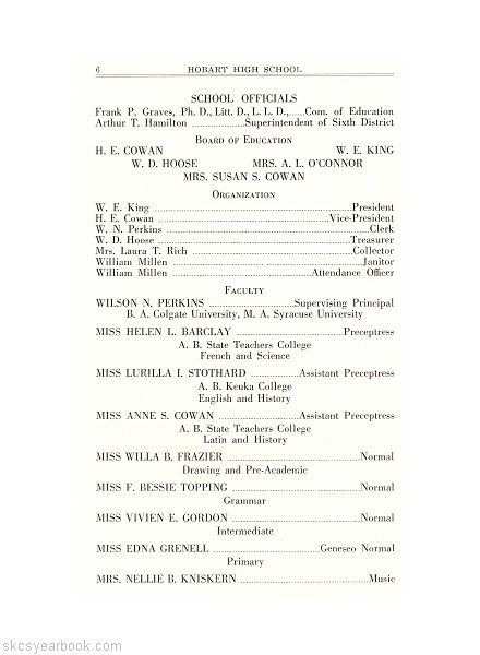 SKCS Yearbook 19274 South Kortright Central School Almedian