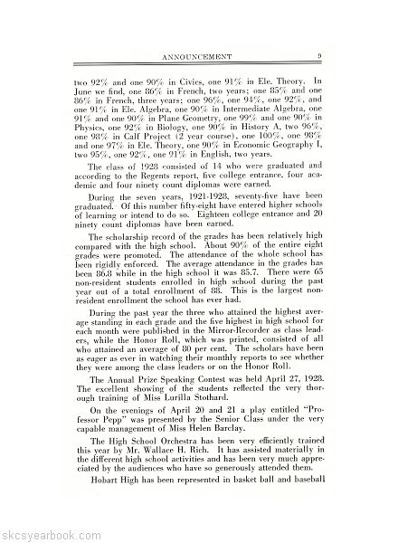 SKCS Yearbook 19287 South Kortright Central School Almedian
