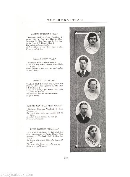 SKCS Yearbook 193310 South Kortright Central School Almedian