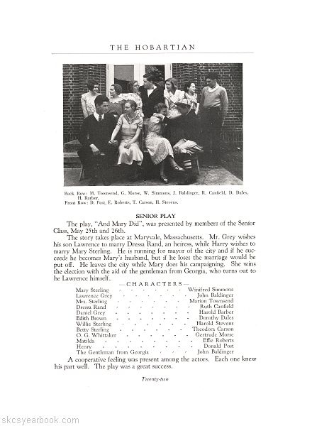 SKCS Yearbook 193322 South Kortright Central School Almedian