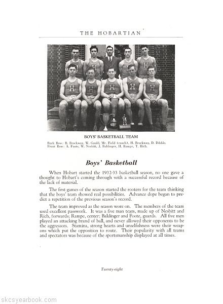 SKCS Yearbook 193328 South Kortright Central School Almedian