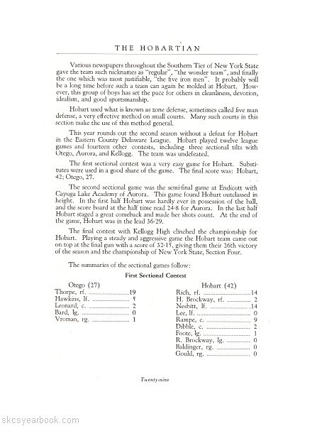 SKCS Yearbook 193328 South Kortright Central School Almedian