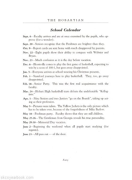 SKCS Yearbook 193340 South Kortright Central School Almedian