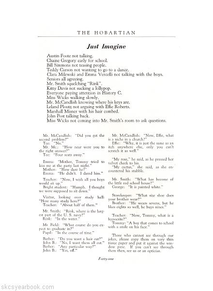 SKCS Yearbook 193340 South Kortright Central School Almedian