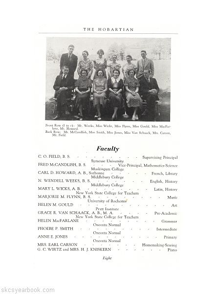 SKCS Yearbook 19348 South Kortright Central School Almedian