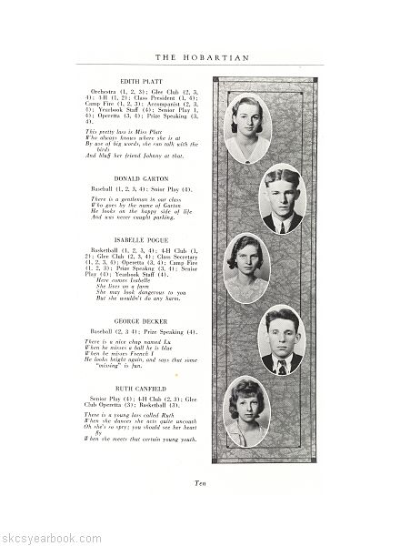 SKCS Yearbook 193410 South Kortright Central School Almedian