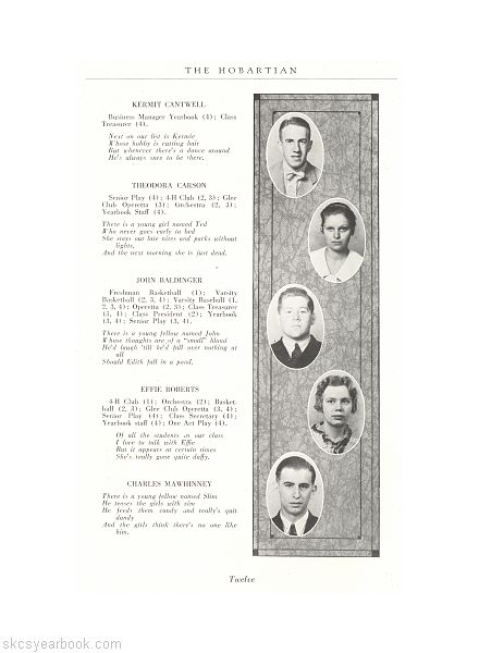 SKCS Yearbook 193412 South Kortright Central School Almedian