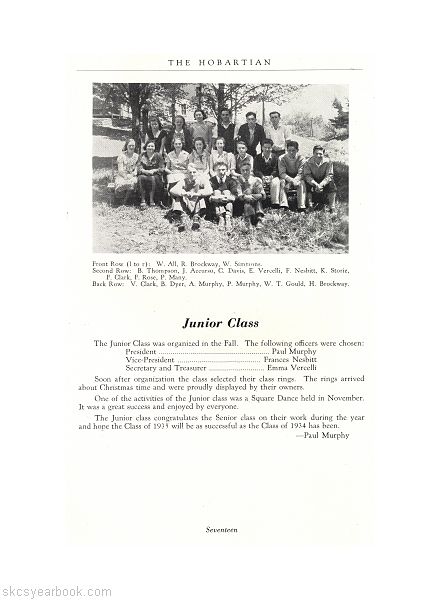SKCS Yearbook 193416 South Kortright Central School Almedian
