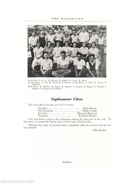 SKCS Yearbook 193418 South Kortright Central School Almedian