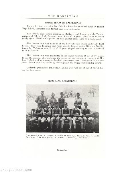 SKCS Yearbook 193434 South Kortright Central School Almedian