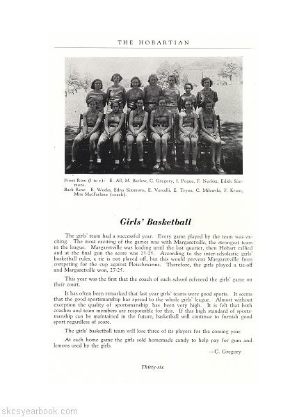 SKCS Yearbook 193436 South Kortright Central School Almedian