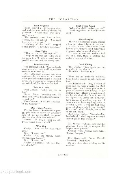 SKCS Yearbook 193444 South Kortright Central School Almedian