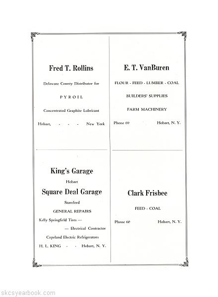 SKCS Yearbook 193446 South Kortright Central School Almedian