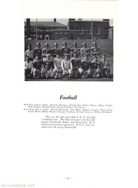 SKCS Yearbook 194554 South Kortright Central School Almedian