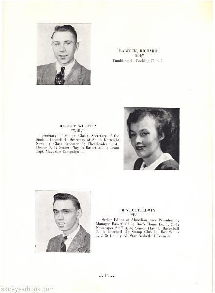 SKCS Yearbook 194612 South Kortright Central School Almedian