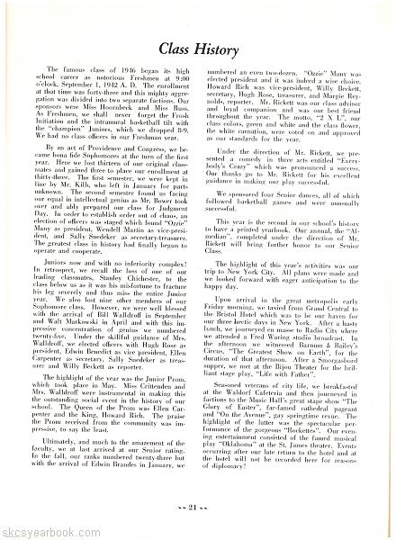 SKCS Yearbook 194620 South Kortright Central School Almedian
