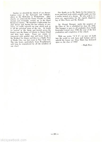SKCS Yearbook 194622 South Kortright Central School Almedian