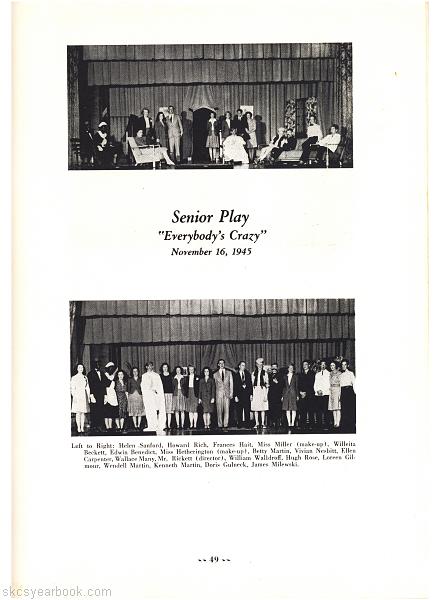 SKCS Yearbook 194648 South Kortright Central School Almedian