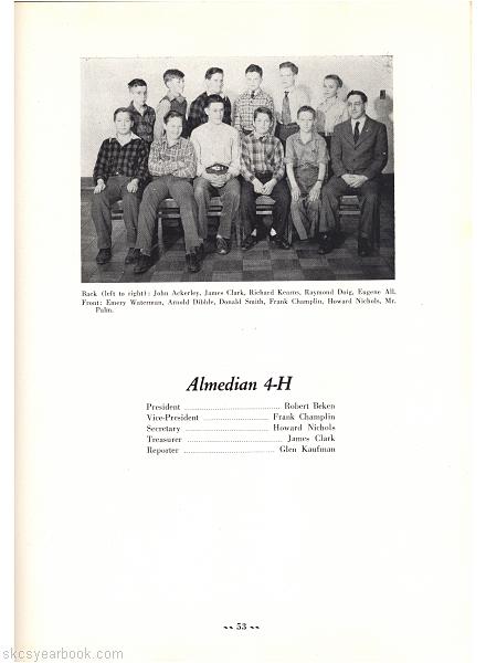 SKCS Yearbook 194652 South Kortright Central School Almedian