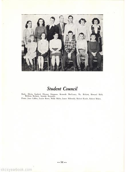 SKCS Yearbook 194654 South Kortright Central School Almedian