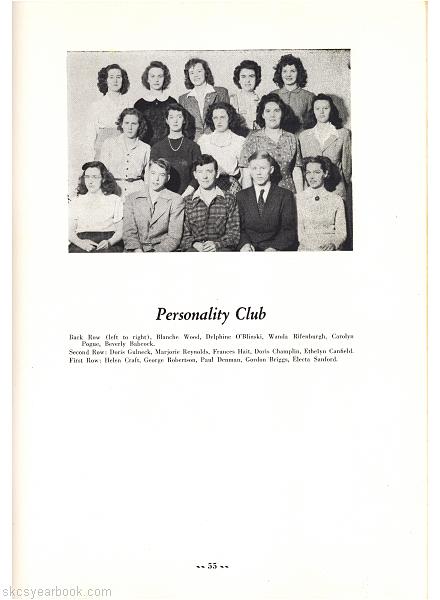SKCS Yearbook 194654 South Kortright Central School Almedian