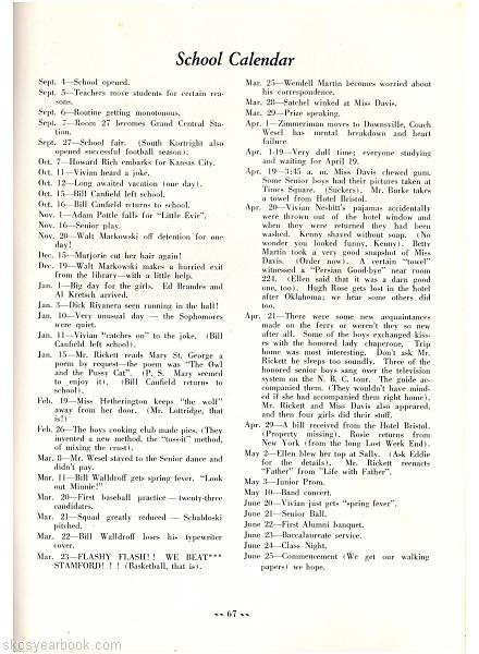 SKCS Yearbook 194666 South Kortright Central School Almedian