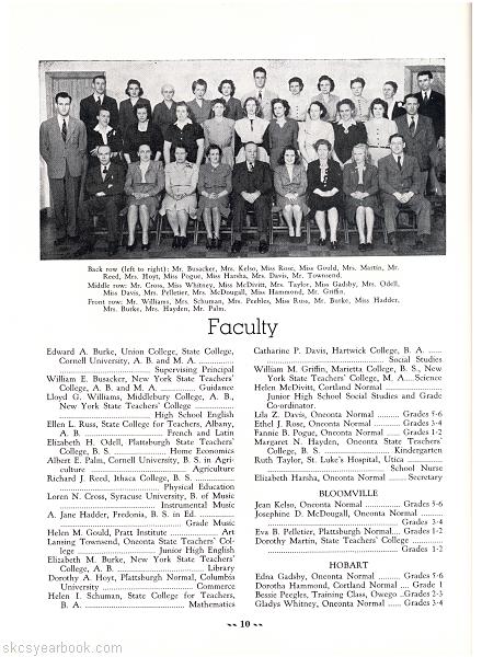 SKCS Yearbook 194710 South Kortright Central School Almedian