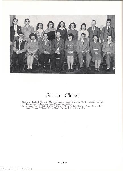 SKCS Yearbook 194724 South Kortright Central School Almedian