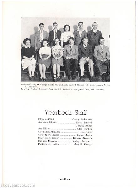 SKCS Yearbook 194741 South Kortright Central School Almedian
