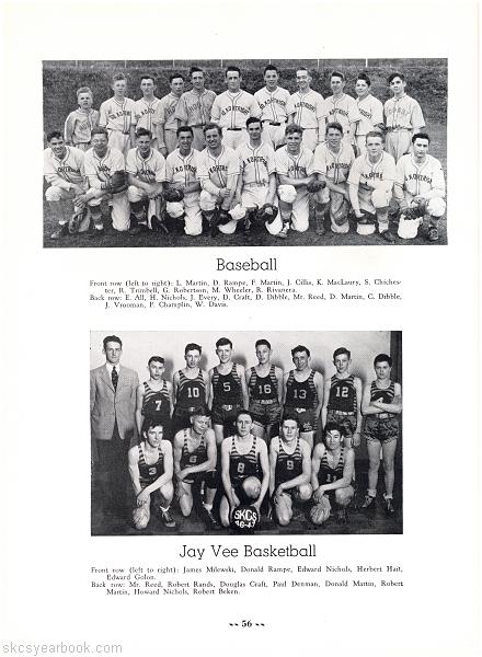 SKCS Yearbook 194756 South Kortright Central School Almedian