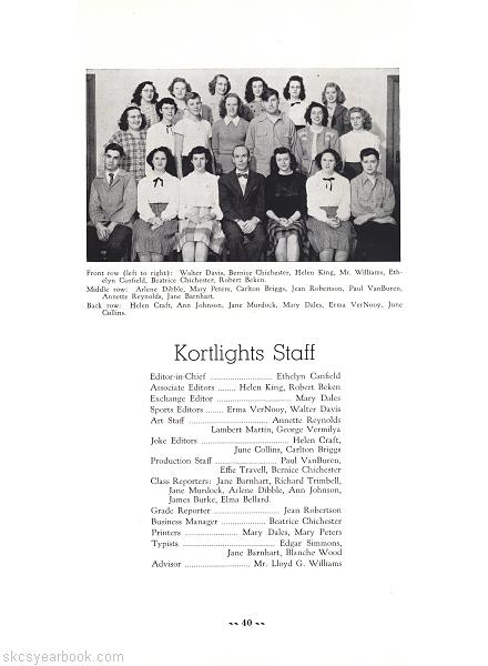 SKCS Yearbook 194840 South Kortright Central School Almedian