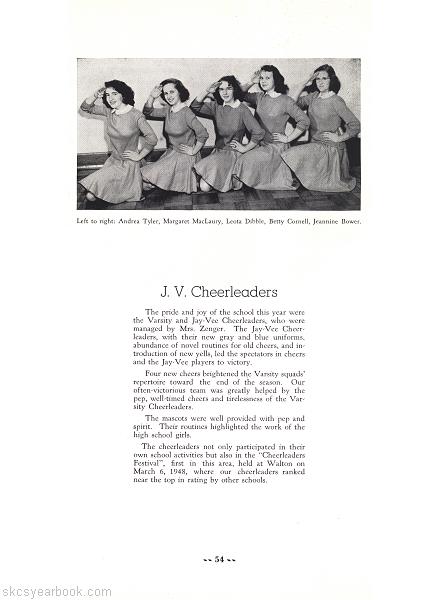 SKCS Yearbook 194854 South Kortright Central School Almedian
