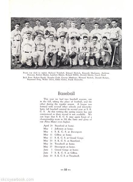SKCS Yearbook 194854 South Kortright Central School Almedian