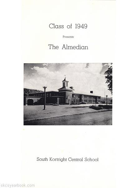 SKCS Yearbook 19490 South Kortright Central School Almedian