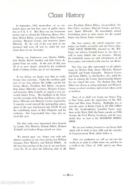 SKCS Yearbook 194918 South Kortright Central School Almedian