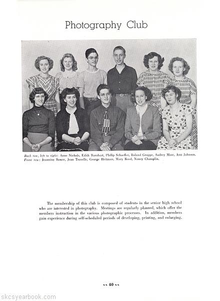 SKCS Yearbook 194940 South Kortright Central School Almedian