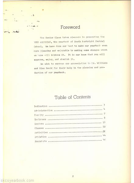 SKCS Yearbook 19502 South Kortright Central School Almedian