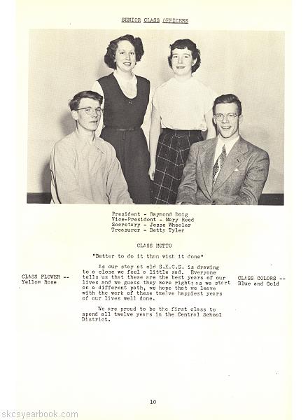 SKCS Yearbook 195110 South Kortright Central School Almedian