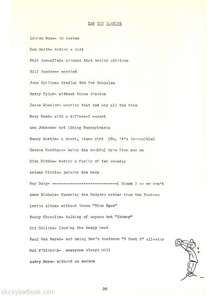 SKCS Yearbook 195120 South Kortright Central School Almedian