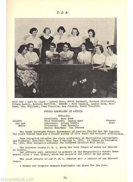 SKCS Yearbook 195140 South Kortright Central School Almedian