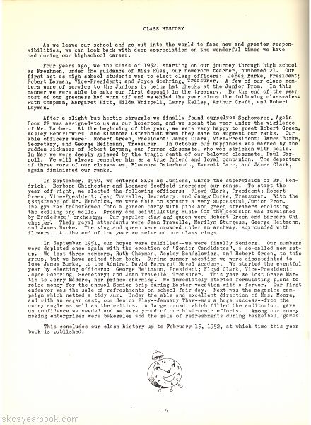 SKCS Yearbook 195216 South Kortright Central School Almedian
