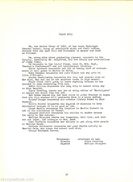 SKCS Yearbook 195216 South Kortright Central School Almedian