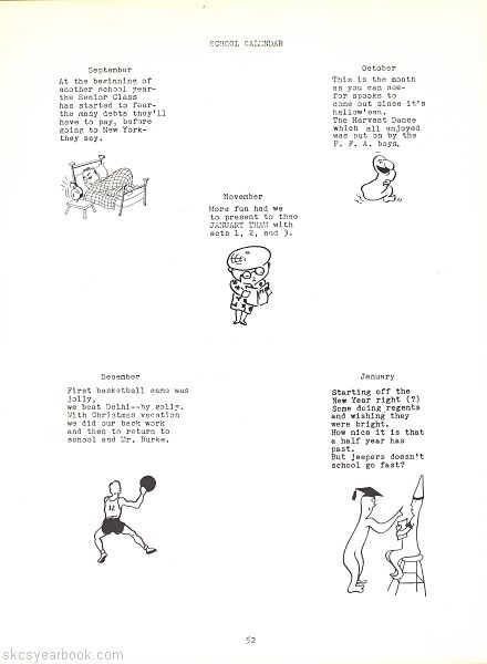 SKCS Yearbook 195252 South Kortright Central School Almedian