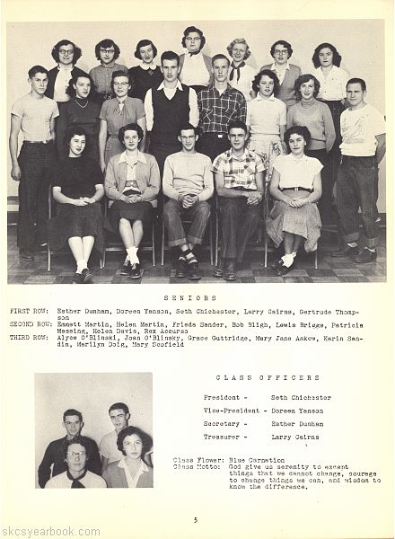 SKCS Yearbook 19534 South Kortright Central School Almedian