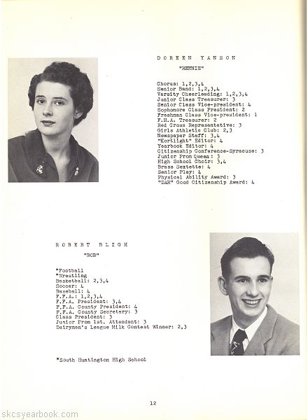 SKCS Yearbook 195312 South Kortright Central School Almedian